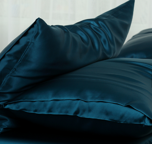 FP Bedding Teal Silk Pillowcase