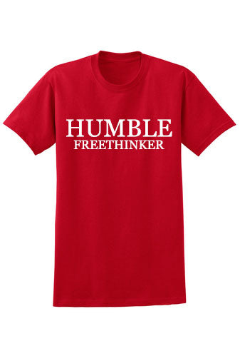 Humble Freethinker T shirt Red