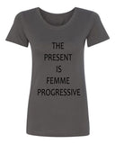 Camiseta Future Now Present Gris