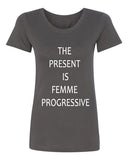 Camiseta Future Now Present Gris