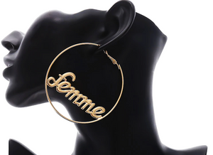 Femme Signature Hoop Earrings