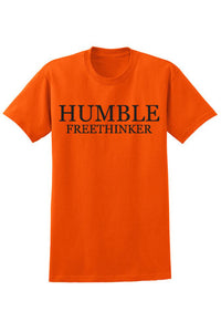 Humble Freethinker T shirt Orange