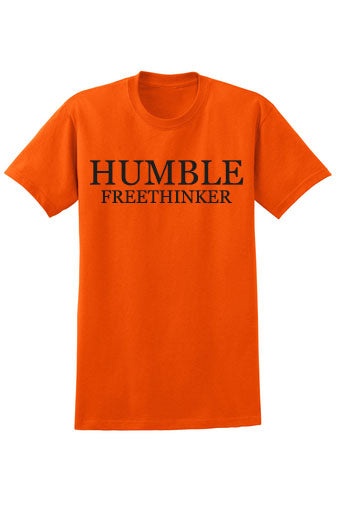 Camiseta Humilde Librepensador Naranja