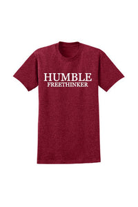 T-shirt Humble Libre Penseur Bordeaux