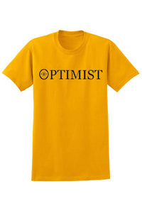 Camiseta Optimista Dorada