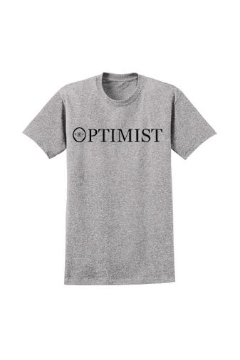Camiseta Optimista Gris